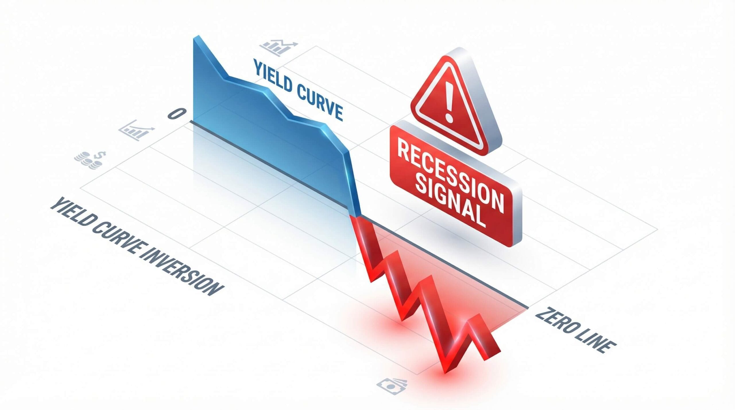Yield Curve Nuance (The Recession Video) Yield Curve Inversion Warning Chart: 10-Year vs 2-Year Spread signaling recession